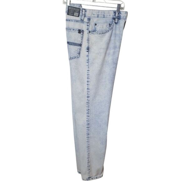 Buffalo David Bitton Mens Skinny Stretch Jeans 34x30 Ash-X L30 Streetwear Lite - Picture 4 of 7